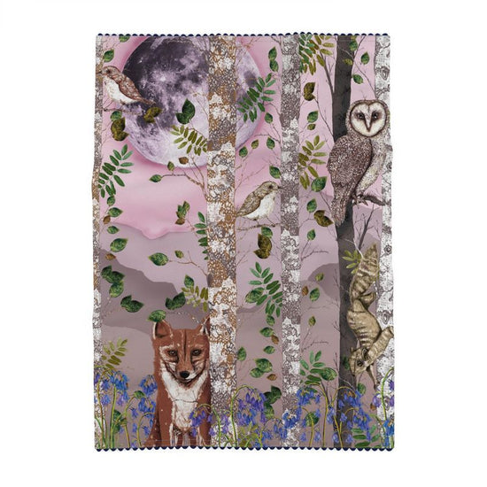The Forest at Twilight Tea Towel 2, Pink, Season 1