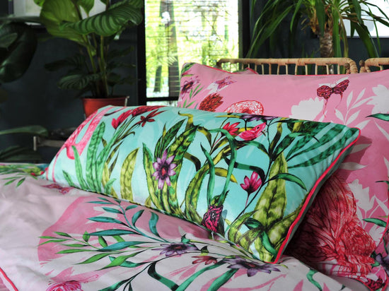 Exotic World, Long Velvet 30cm x 90cm Cushion/Bolster, Season 1