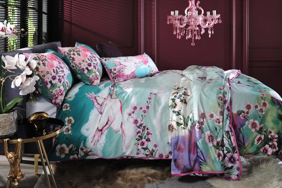 Flight of the Heron Bedding Set 200 Thread Count 100% Cotton Bedlinen Duvet Set, Season 2