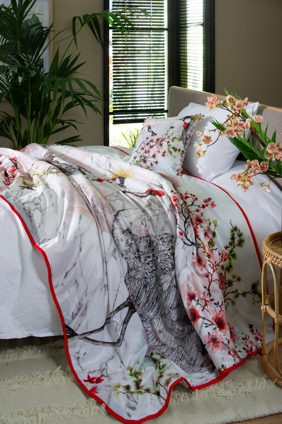 Tsuru Nichi Velvet Throw/Bedspread, Season 1