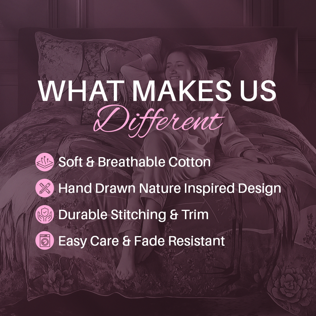 House of Norris forest theme cotton bedding set with soft breathable cotton and nature inspired design