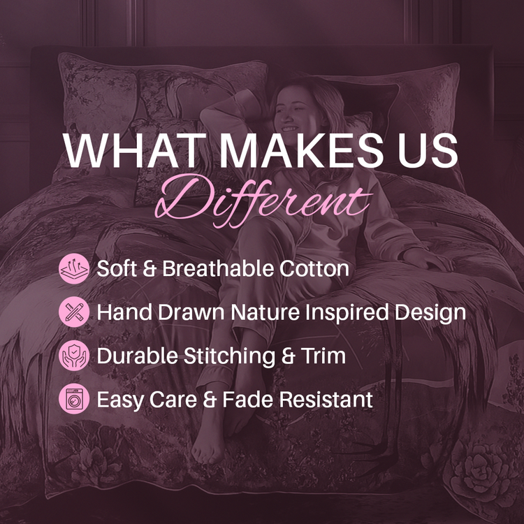 House of Norris forest theme cotton bedding set with soft breathable cotton and nature inspired design