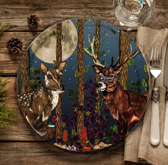 The Deer, the Pheasant and the Smoke Bush Bone China Plate, Season 2