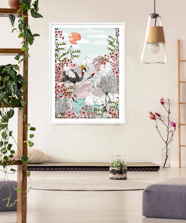 Tsuru Nichi Framed/Unframed Art Print, Varied Sizes, Season 1