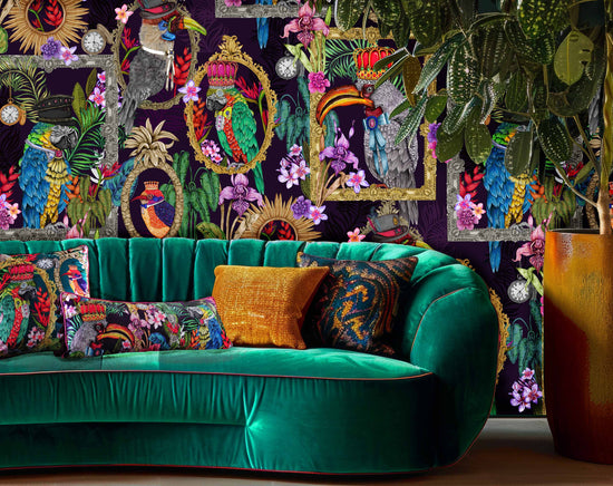The Quirky Bird Wallpaper Designer Bird & Parrot Wallpaper
