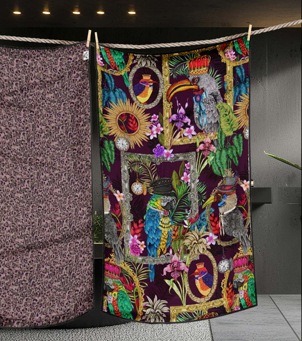 The Quirky Bird, Beach Towel, Berry, Season 2