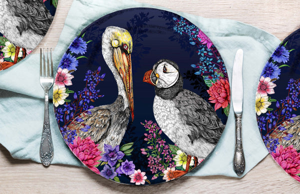 Mountain Lake Decorative Stonemax Plate, Midnight, Season 2