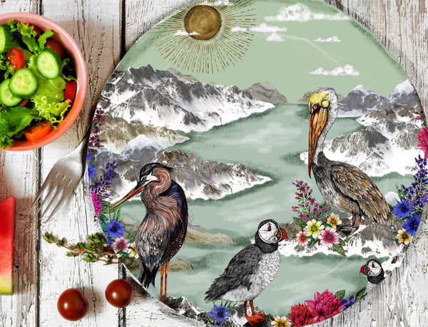 Mountain Lake Decorative Stonemax Plate, Season 2