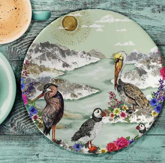 Mountain Lake Bone China Plate, Season 2
