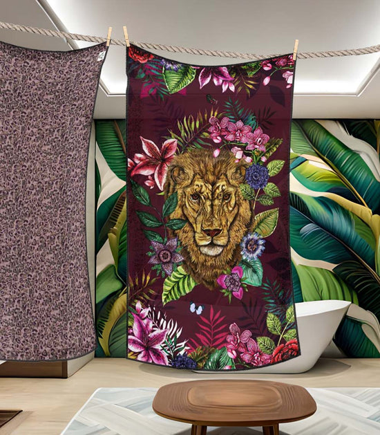 Totem, Lion Beach Towel, Berry, Season 3