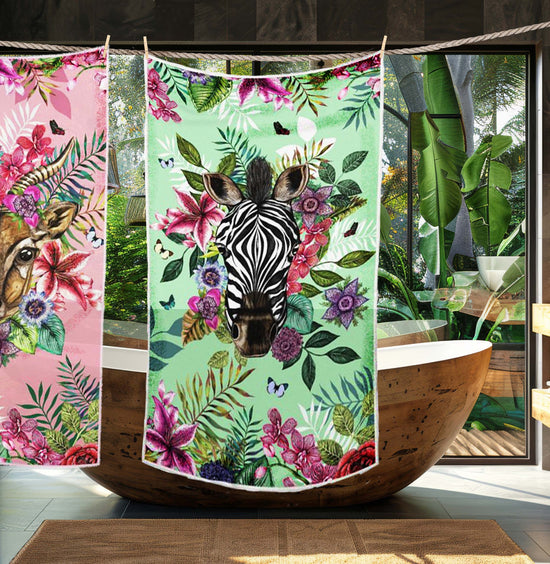 Totem, Zebra Beach Towel, Mint, Season 3