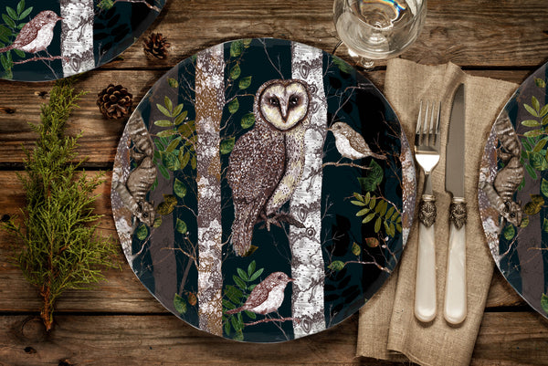 The Forest at Twilight 1, Bone China Plate, Midnight, Season 1