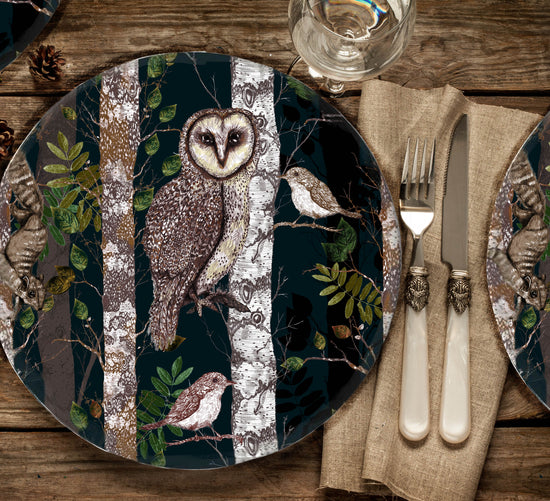 The Forest at Twilight 1, Bone China Plate, Midnight, Season 1