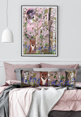The Forest at Twilight 2, Long Velvet 30cm x 90cm Cushion/Bolster, Season 1