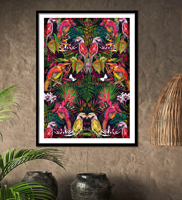 Birds of Paradise 1, Framed/Unframed Art Print, Varied Sizes, Season 1