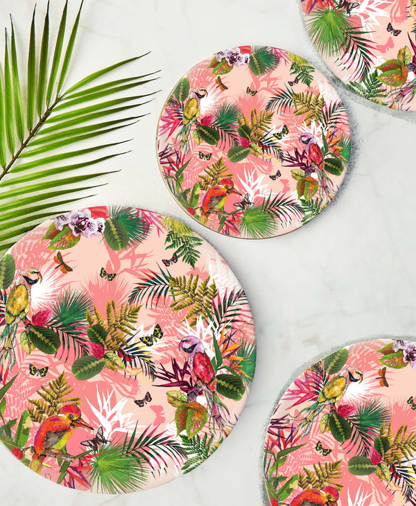 Birds of Paradise Bone China Plate 2, Blush, Season 1