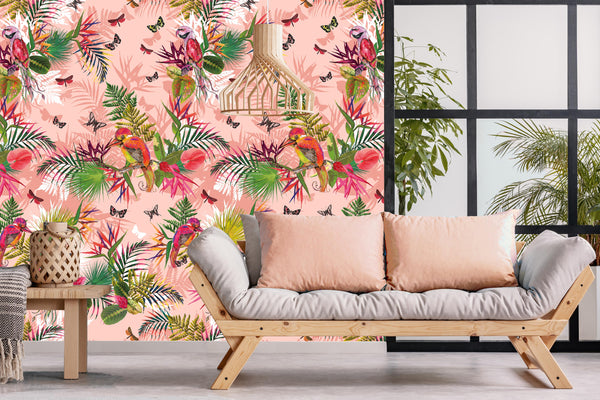 Birds of Paradise Wallpaper 2, Blush, Season 1