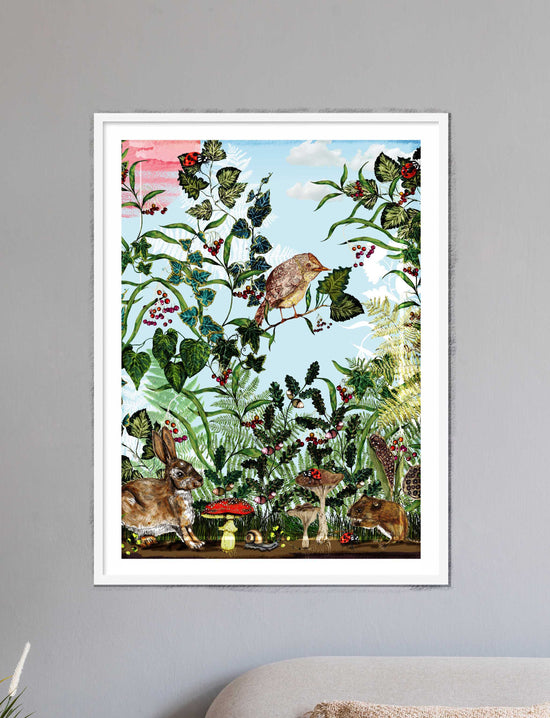 Spring in the Thicket 1, Framed/Unframed Art Print, Varied Sizes, Season 1