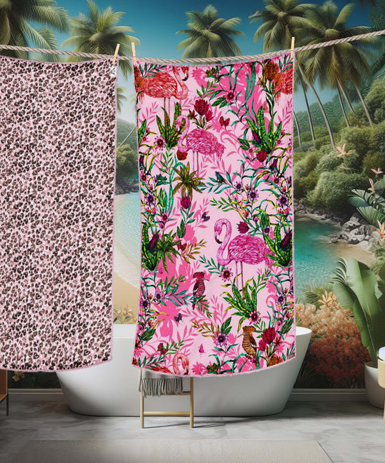 Exotic World, Beach Towel, Blush, Season 1