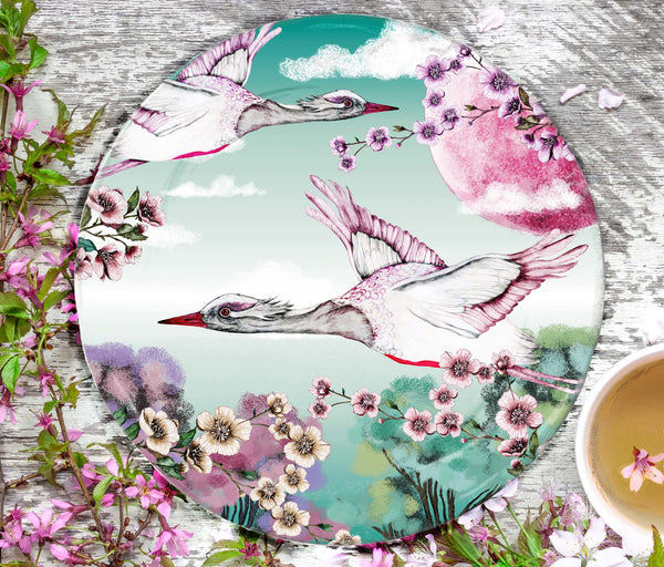 Flight of the Heron Decorative Stonemax Plate, Season 2
