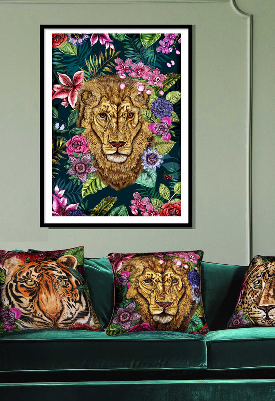 Totem, Lion, Midnight, Framed/Unframed Art Print, Varied Sizes, Season 3