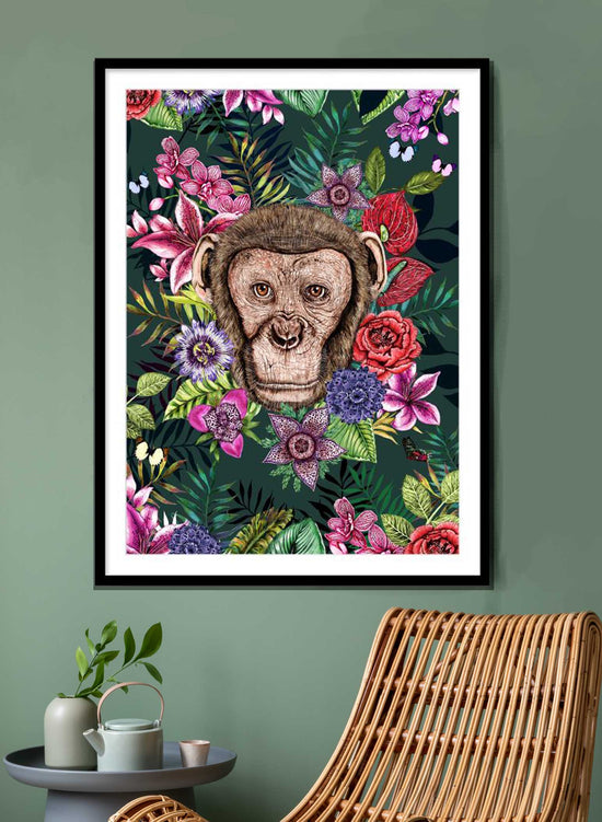 Totem, Monkey, Green Smoke, Framed/Unframed Art Print, Varied Sizes, Season 3