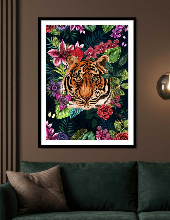 Totem, Tiger, Midnight, Framed/Unframed Art Print, Varied Sizes, Season 3