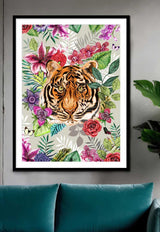 Totem, Tiger, Stone, Framed/Unframed Art Print, Varied Sizes, Season 3
